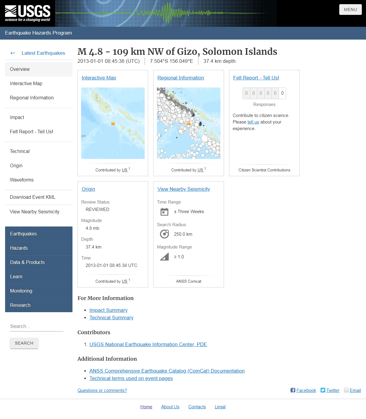 M 4.8 - 109 km NW of Gizo, Solomon Islands.png