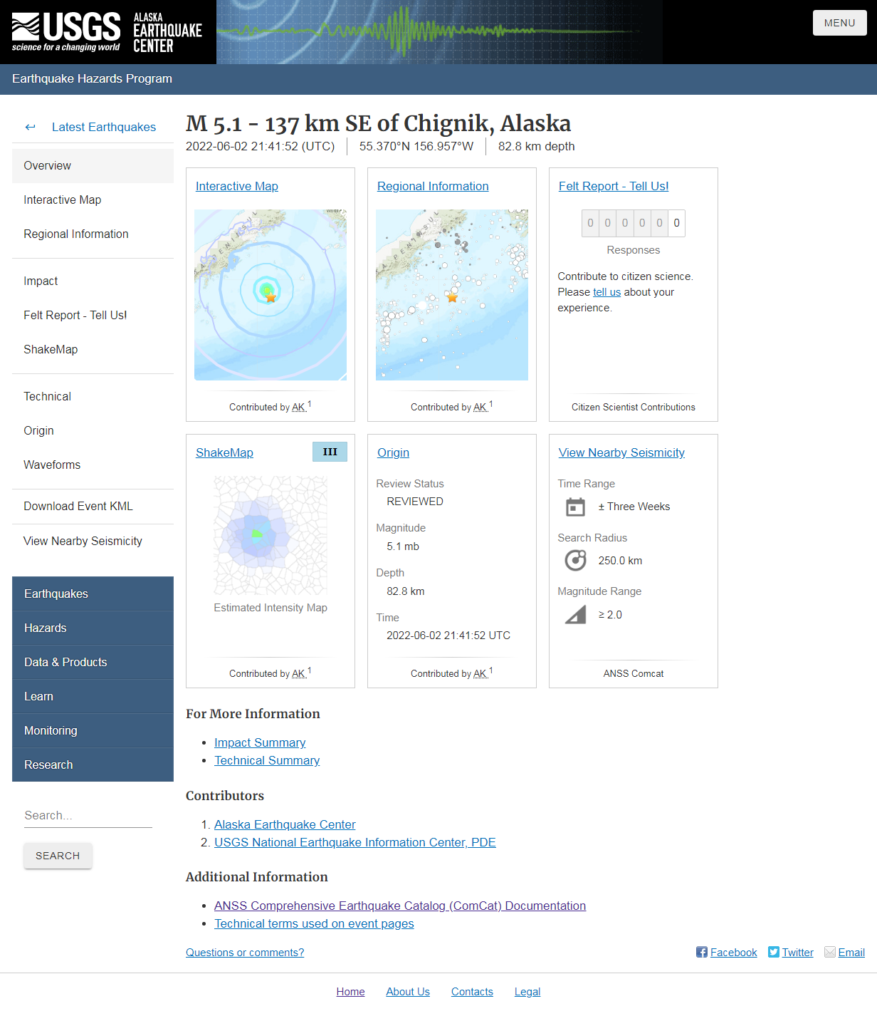 M 5.1 - 137 km SE of Chignik, Alaska.png