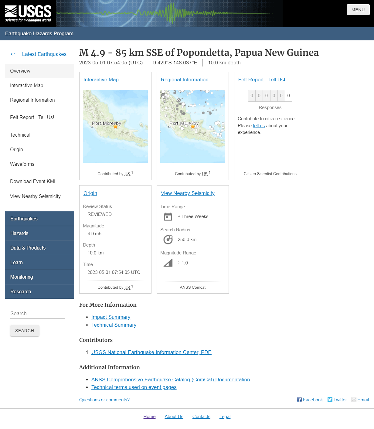 M 4.9 - 85 km SSE of Popondetta, Papua New Guinea.png