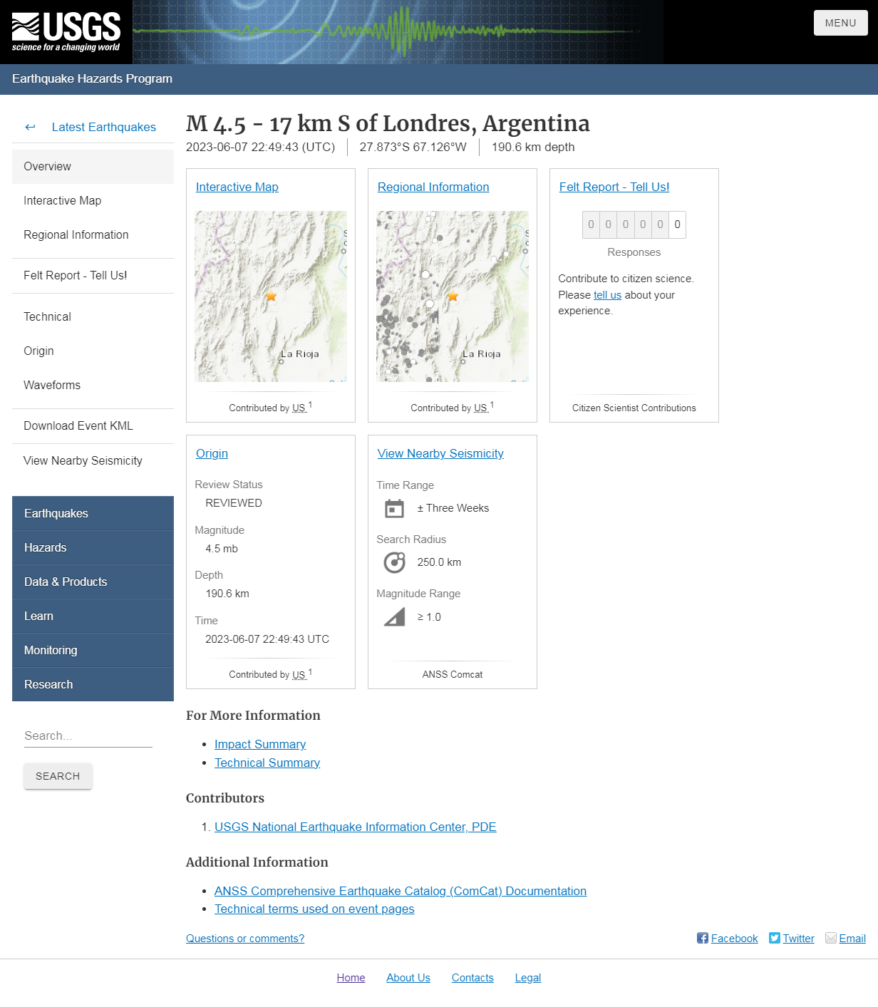 M 4.5 - 17 km S of Londres, Argentina.png