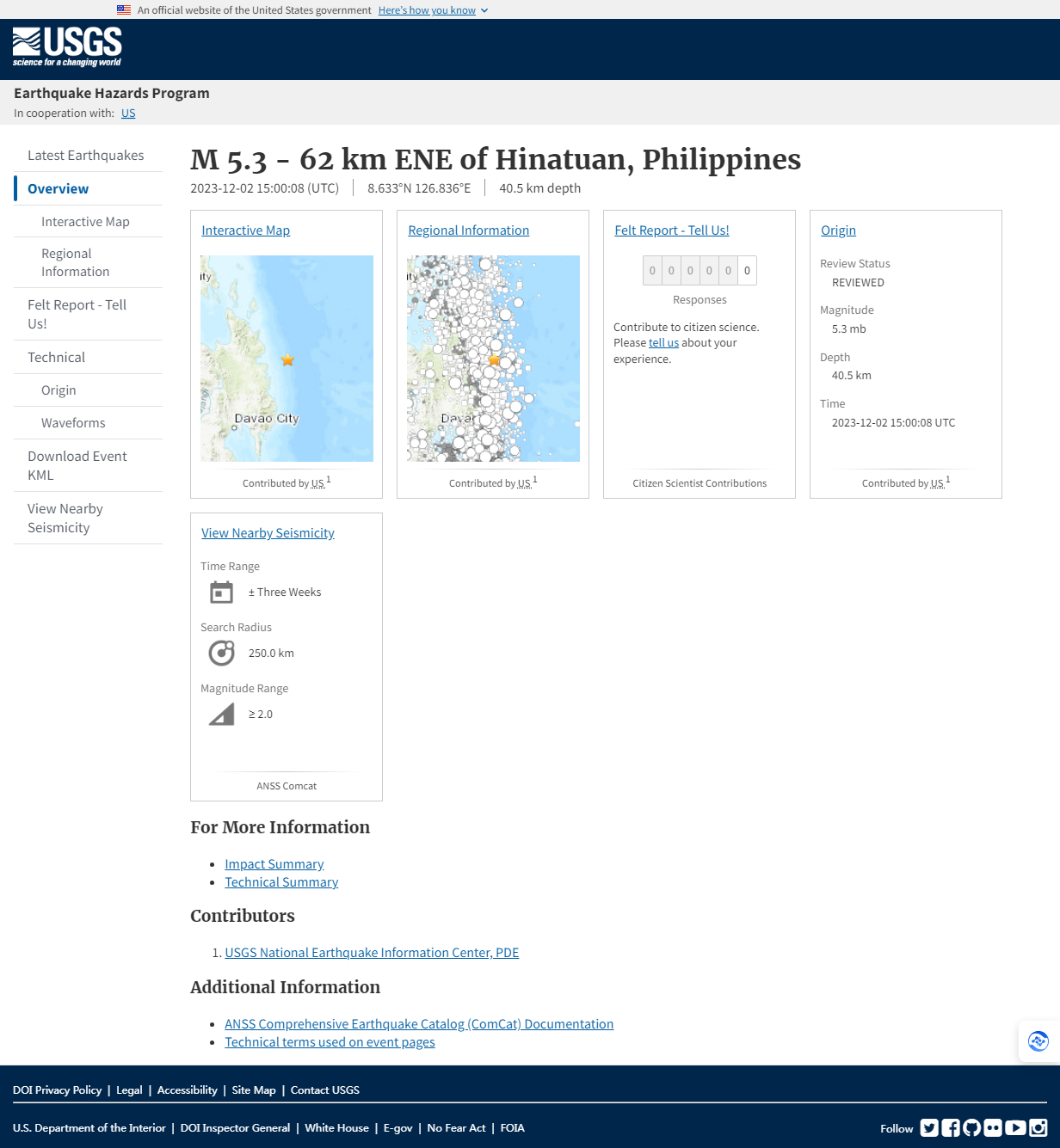 M 5.3 - 62 km ENE of Hinatuan, Philippines.png