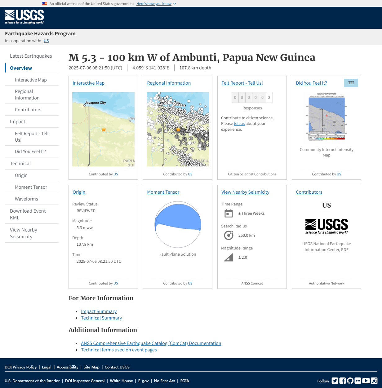M 5.3 - 100 km W of Ambunti, Papua New Guinea.png