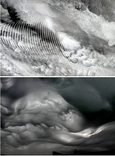 重力波云起伏的纹理是源于空气在垂直平面的移动，.jpg