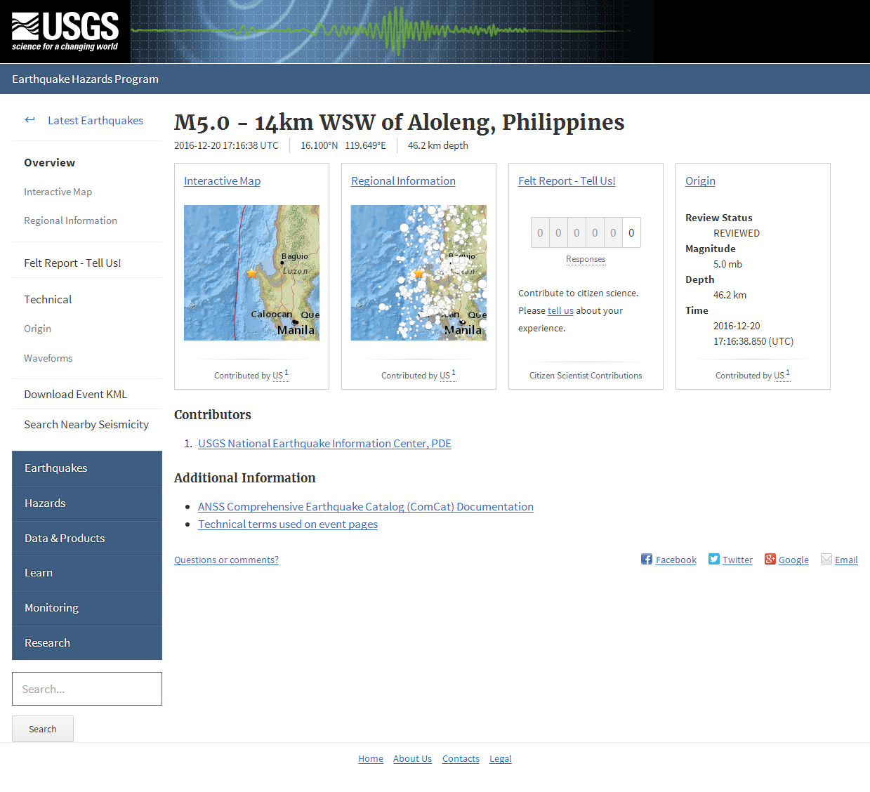 M5.0 - 14km WSW of Aloleng, Philippines.png