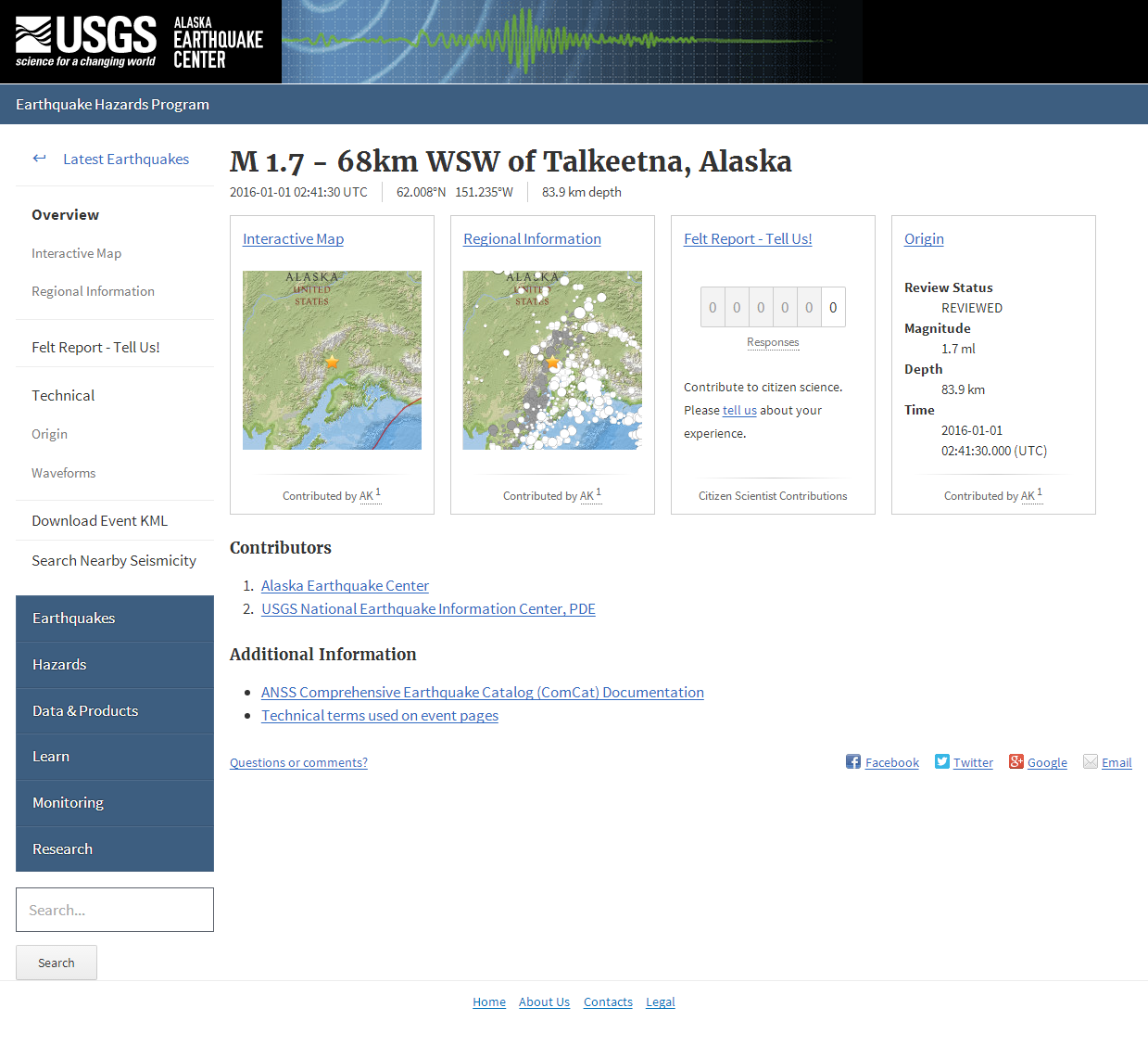 M 1.7 - 68km WSW of Talkeetna, Alaska.png