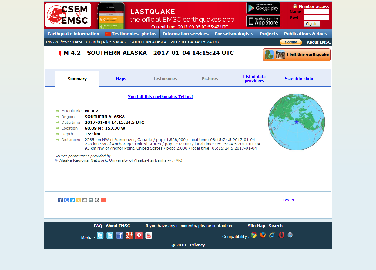 Earthquake - Magnitude 4.2 - SOUTHERN ALASKA.png