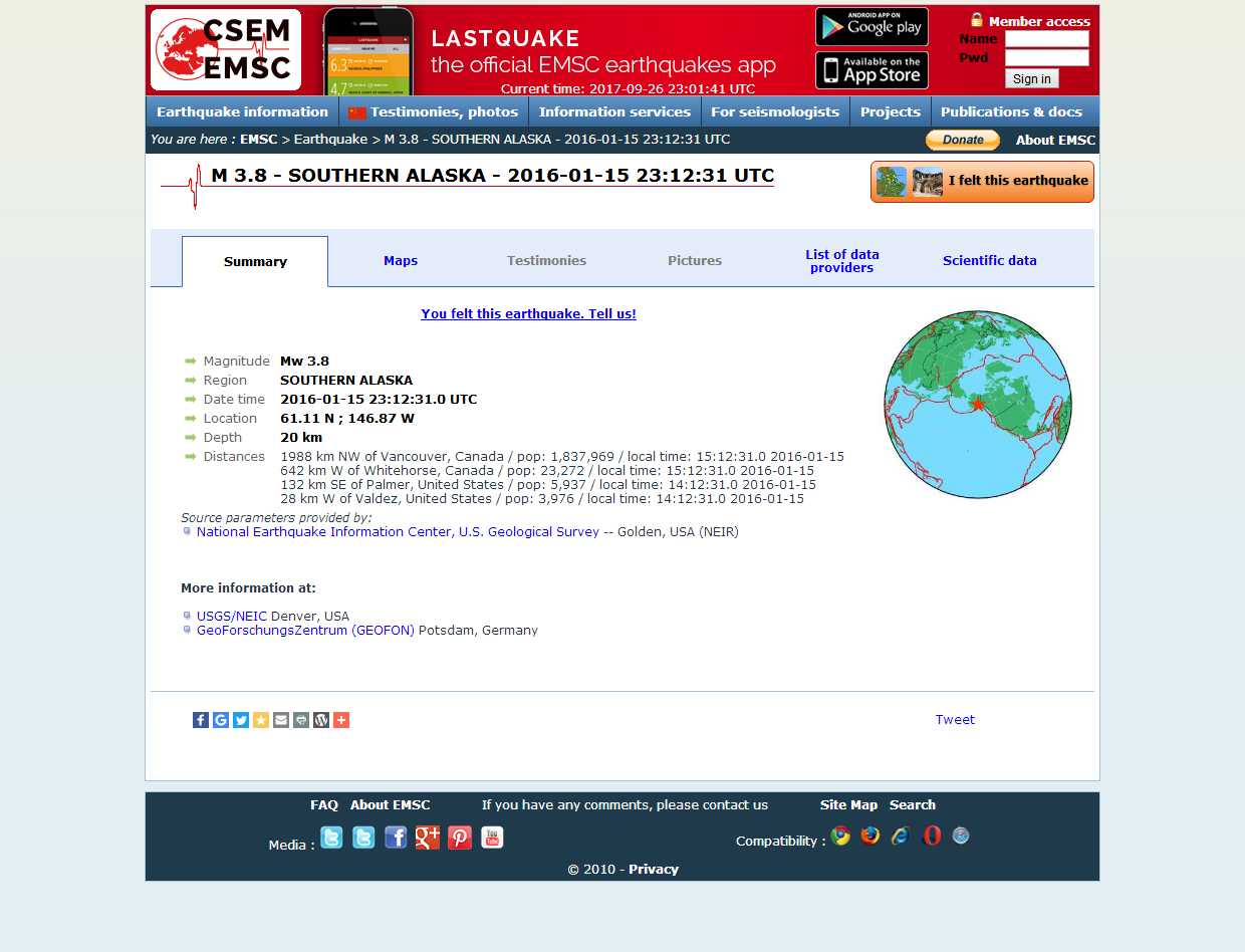 Earthquake - Magnitude 3.8 - SOUTHERN ALASKA.png