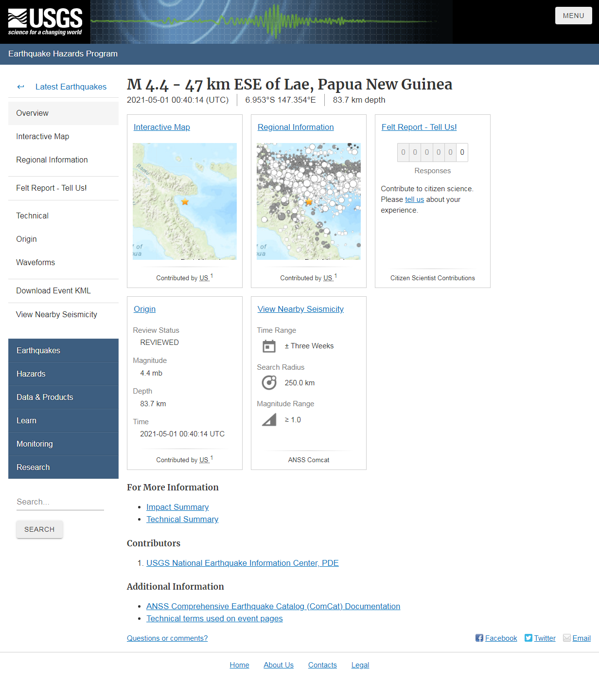 M 4.4 - 47 km ESE of Lae, Papua New Guinea.png
