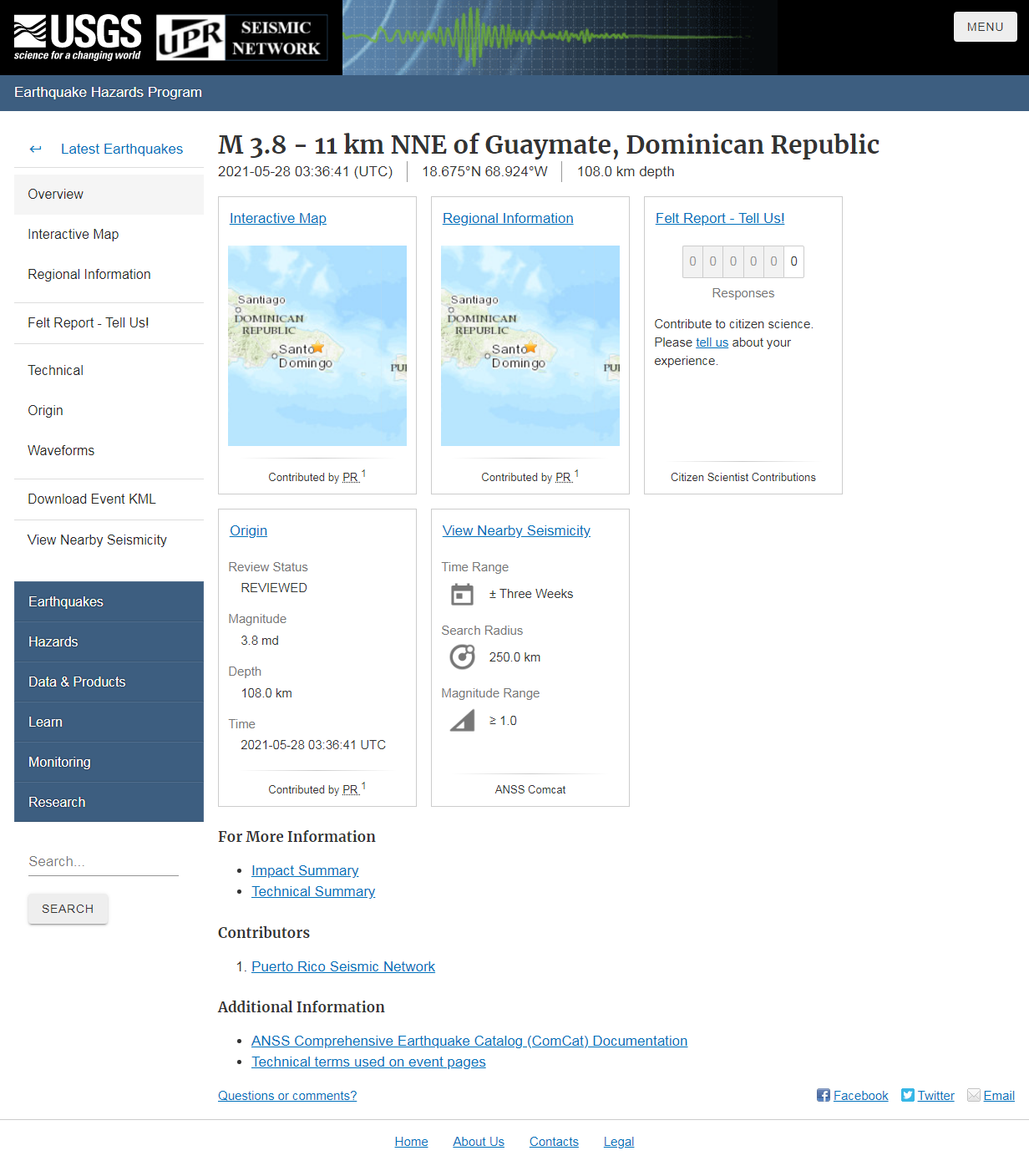 M 3.8 - 11 km NNE of Guaymate, Dominican Republic.png