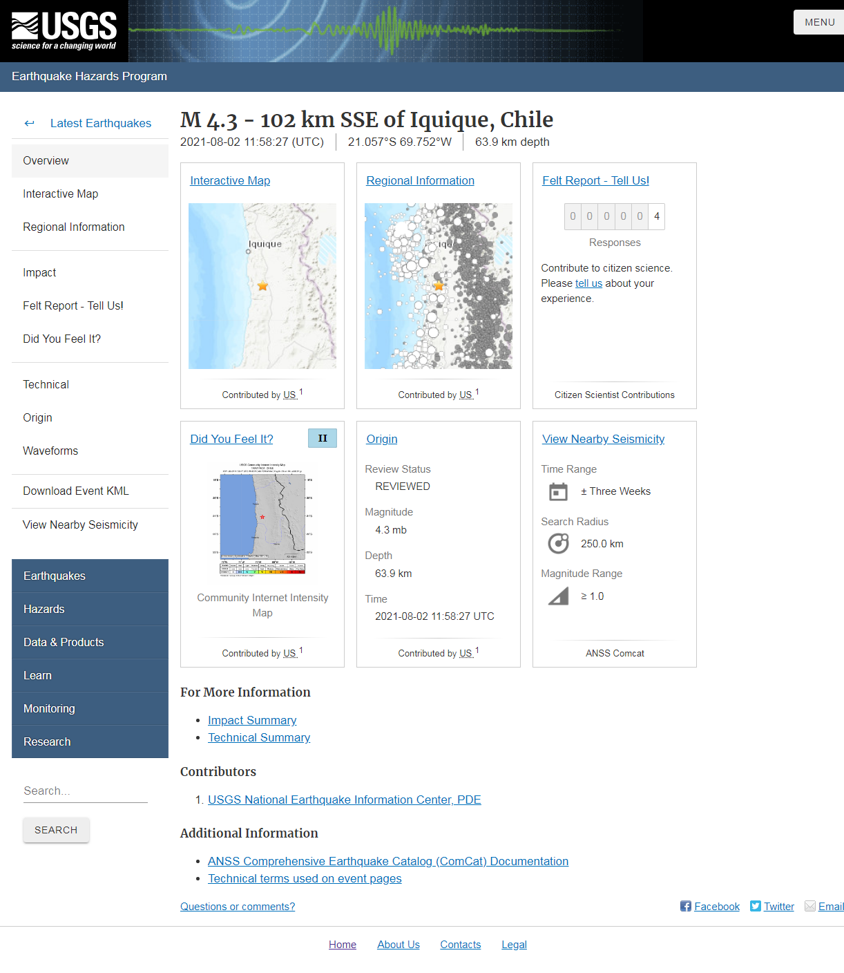 M 4.3 - 102 km SSE of Iquique, Chile.png