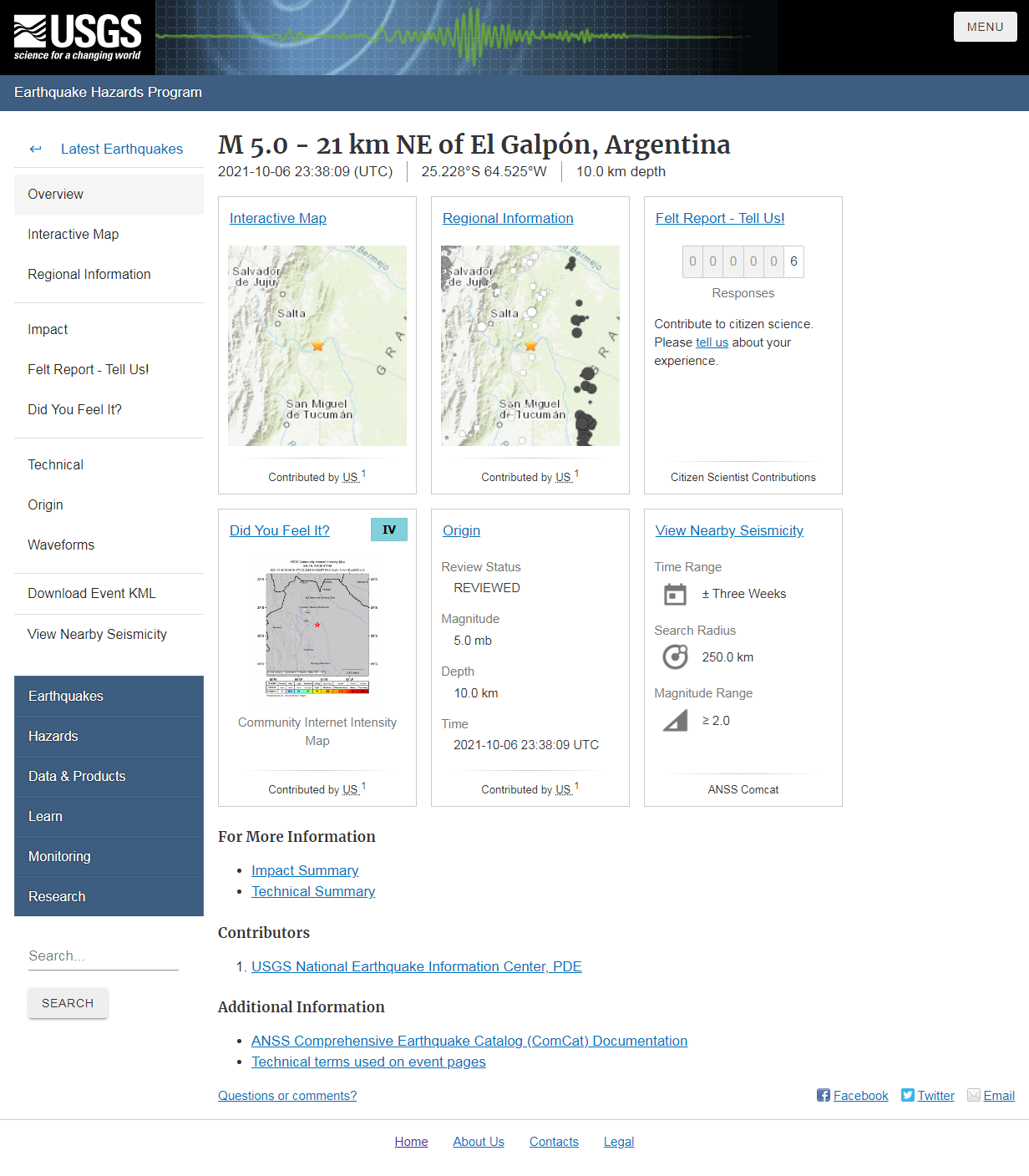 M 5.0 - 21 km NE of El Galpón, Argentina.png