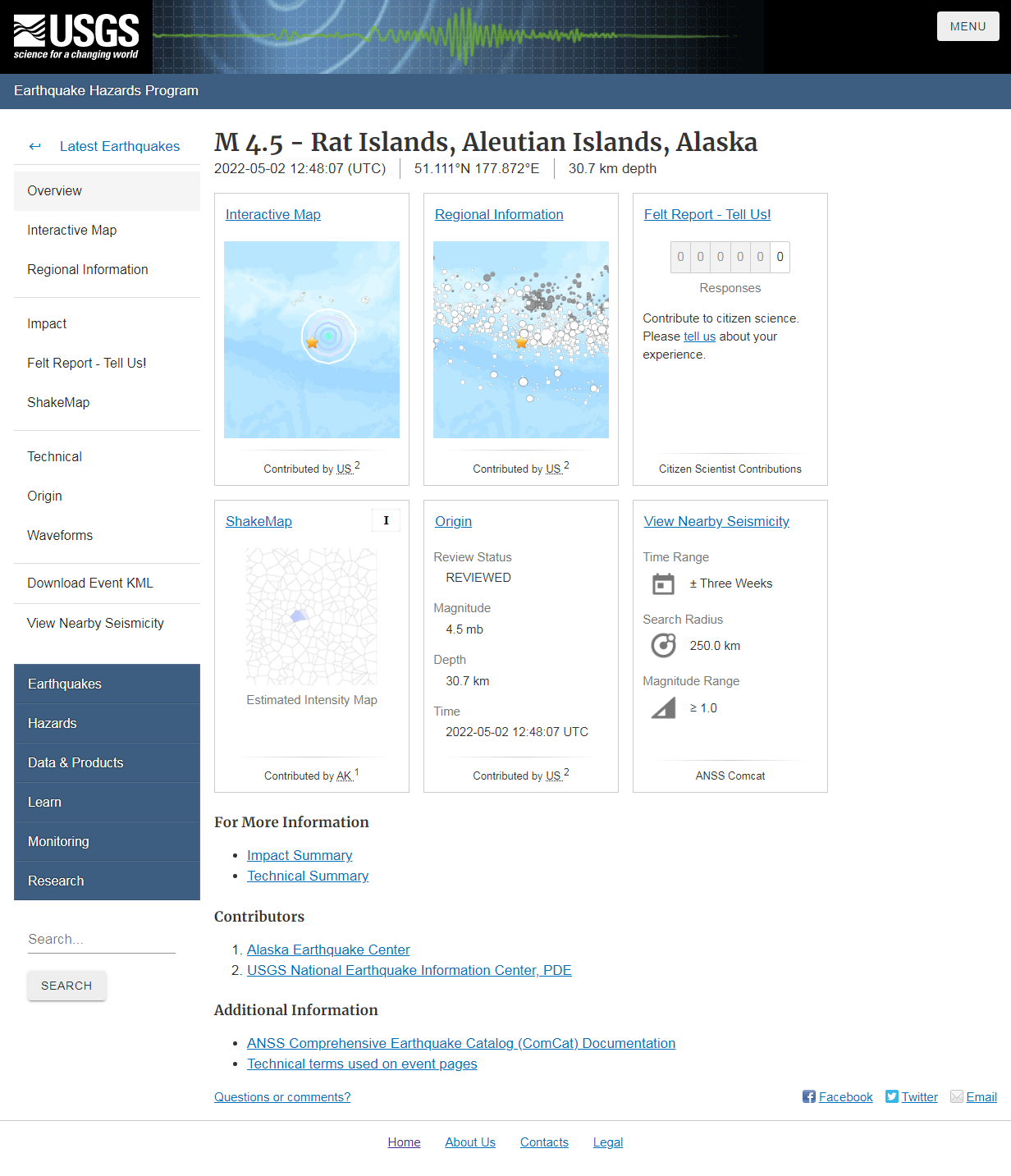 M 4.5 - Rat Islands, Aleutian Islands, Alaska.png