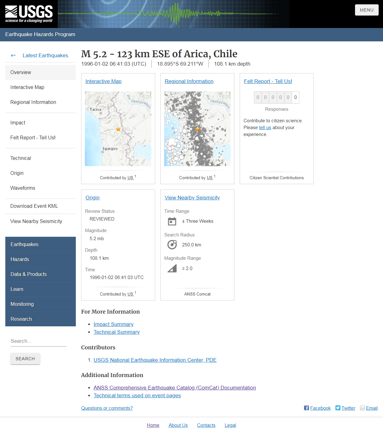 M 5.2 - 123 km ESE of Arica, Chile.png