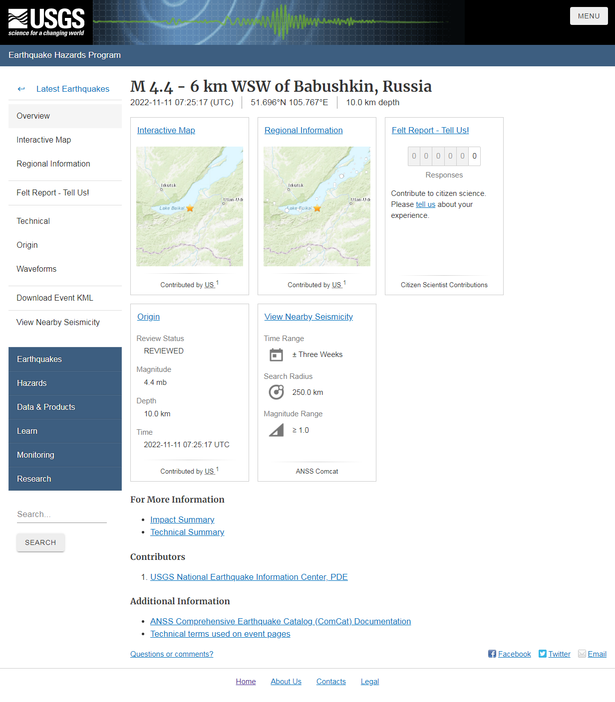 M 4.4 - 6 km WSW of Babushkin, Russia.png
