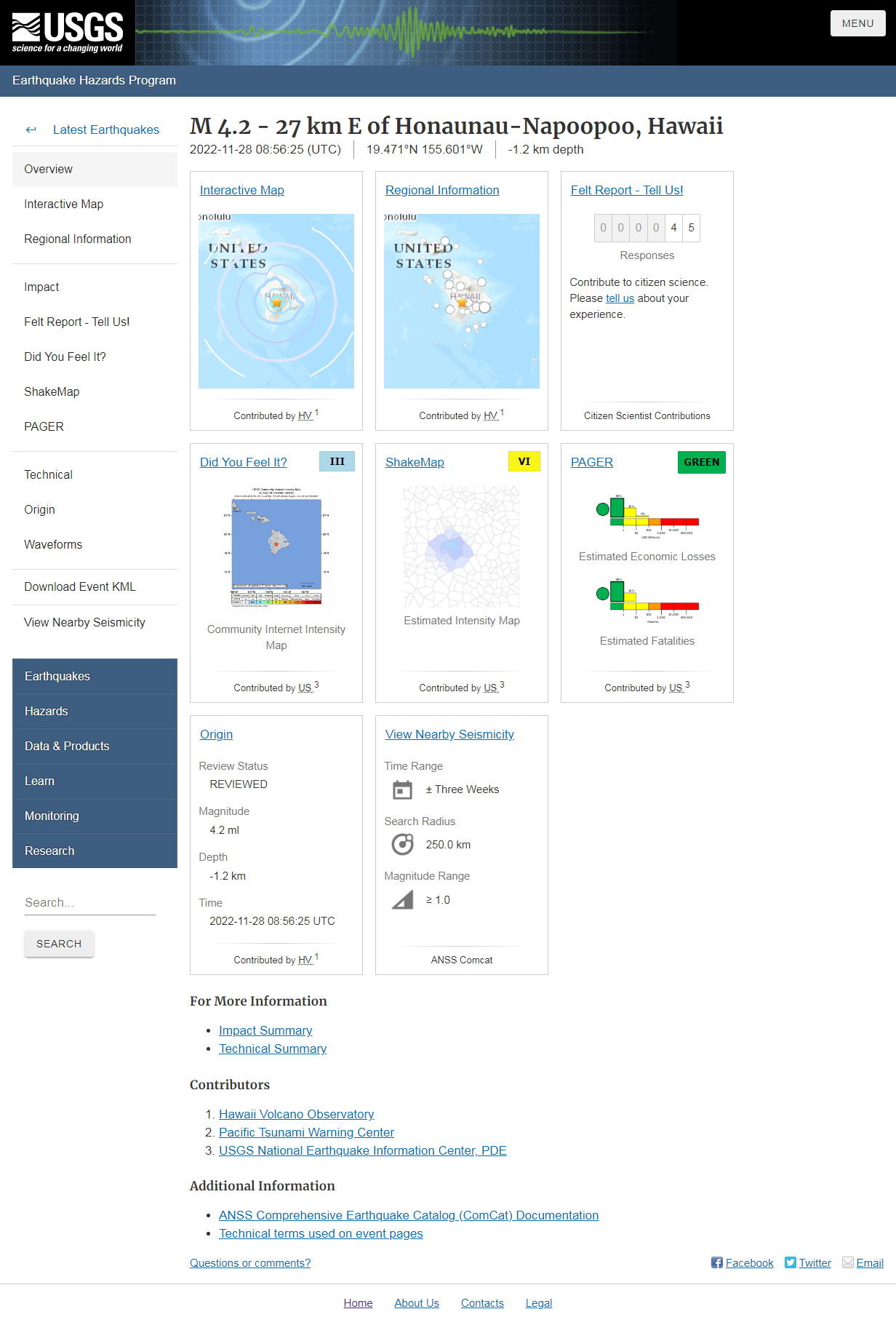 M 4.2 - 27 km E of Honaunau-Napoopoo, Hawaii.png