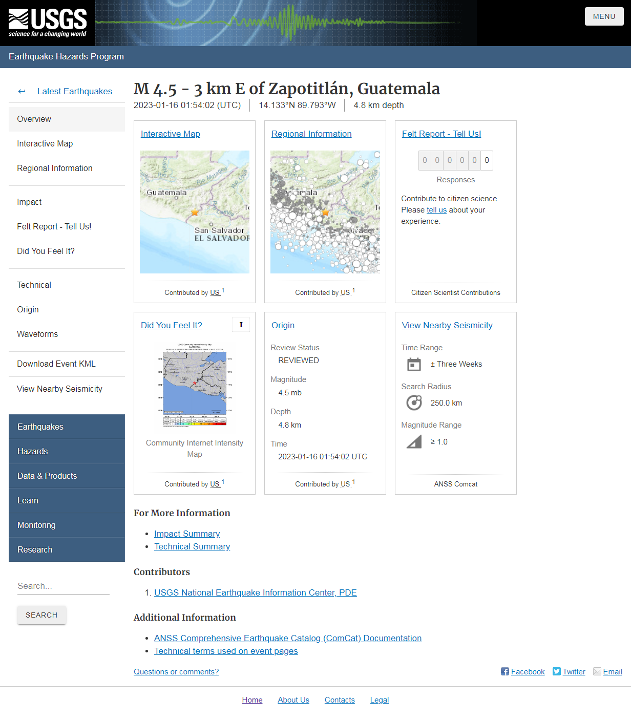M 4.5 - 3 km E of Zapotitlán, Guatemala.png