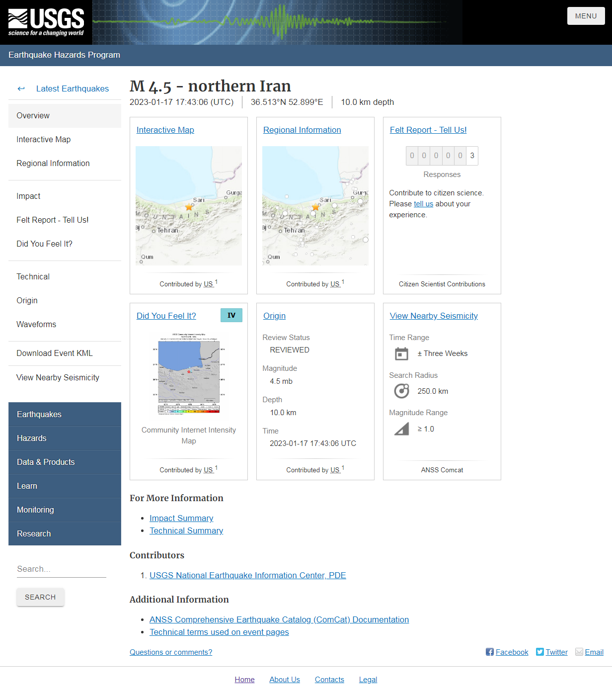 M 4.5 - northern Iran.png