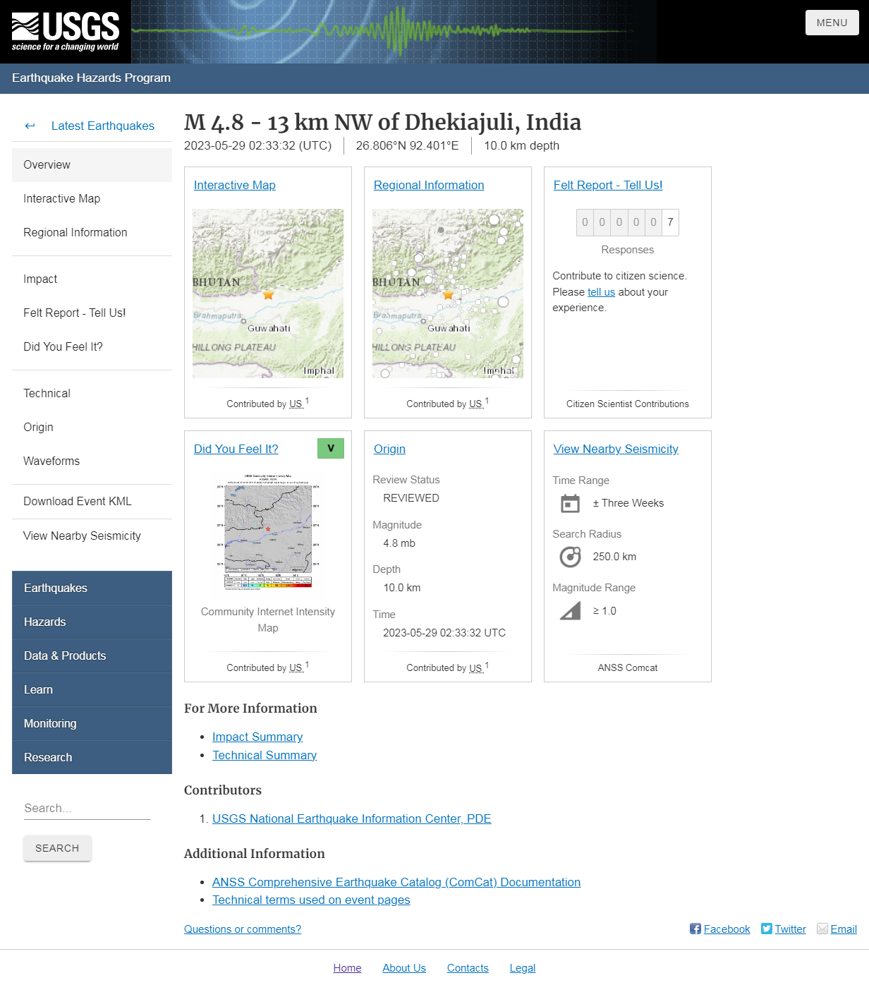 M 4.8 - 13 km NW of Dhekiajuli, India.png