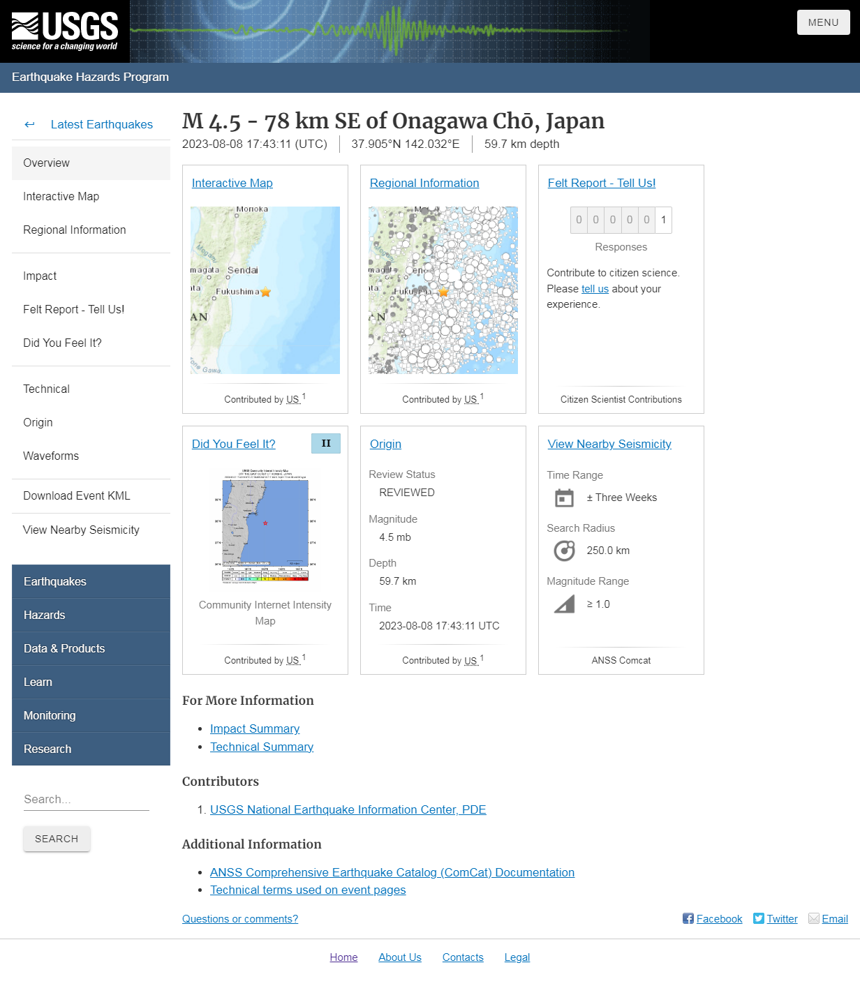 M 4.5 - 78 km SE of Onagawa Chō, Japan.png
