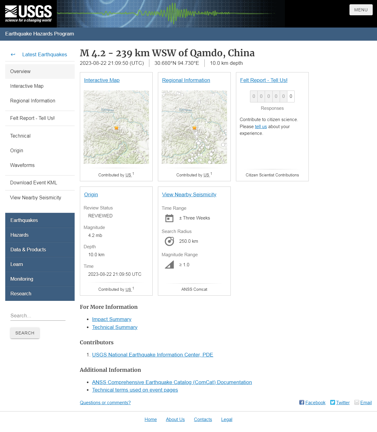 M 4.2 - 239 km WSW of Qamdo, China.png