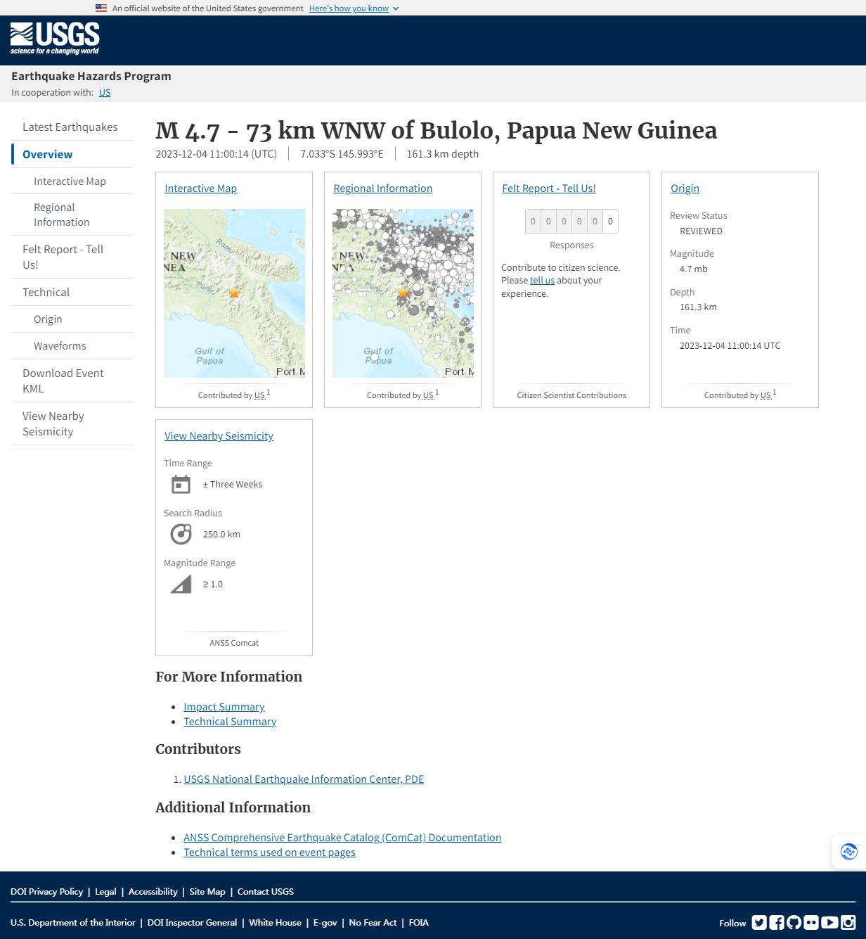 M 4.7 - 73 km WNW of Bulolo, Papua New Guinea.png