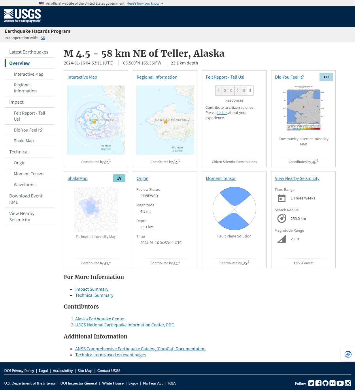 M 4.5 - 58 km NE of Teller, Alaska.png