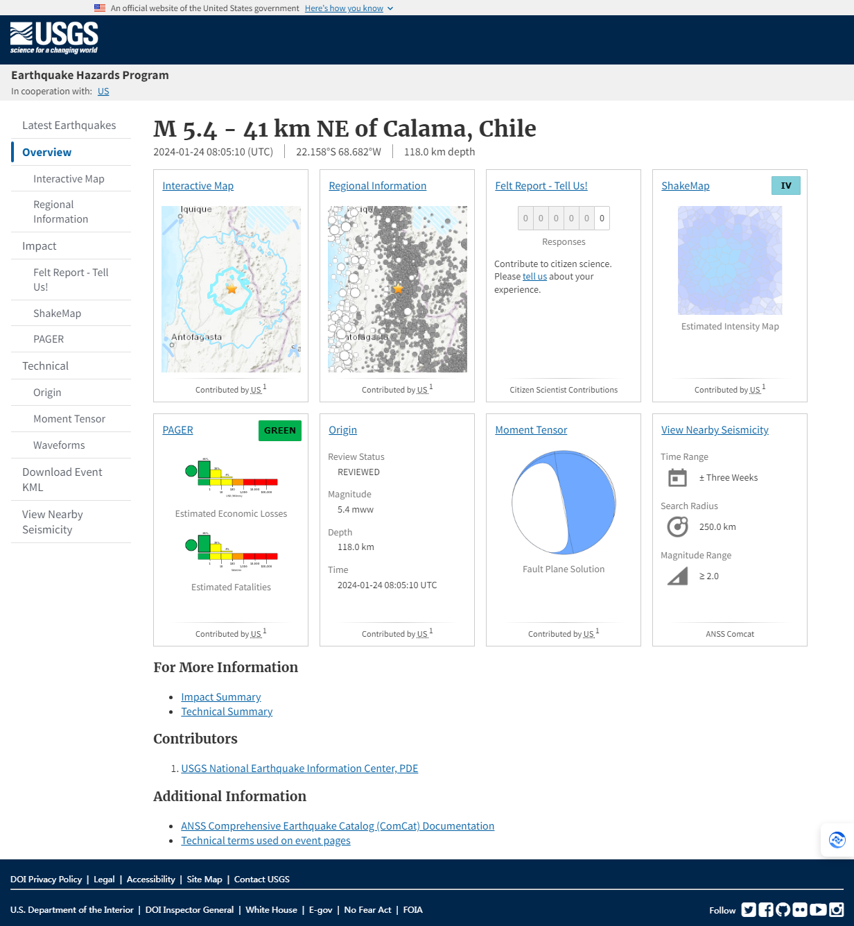 M 5.4 - 41 km NE of Calama, Chile.png