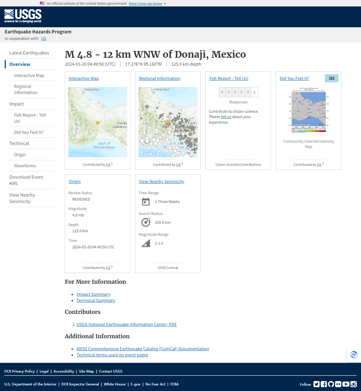 M 4.8 - 12 km WNW of Donaji, Mexico.png