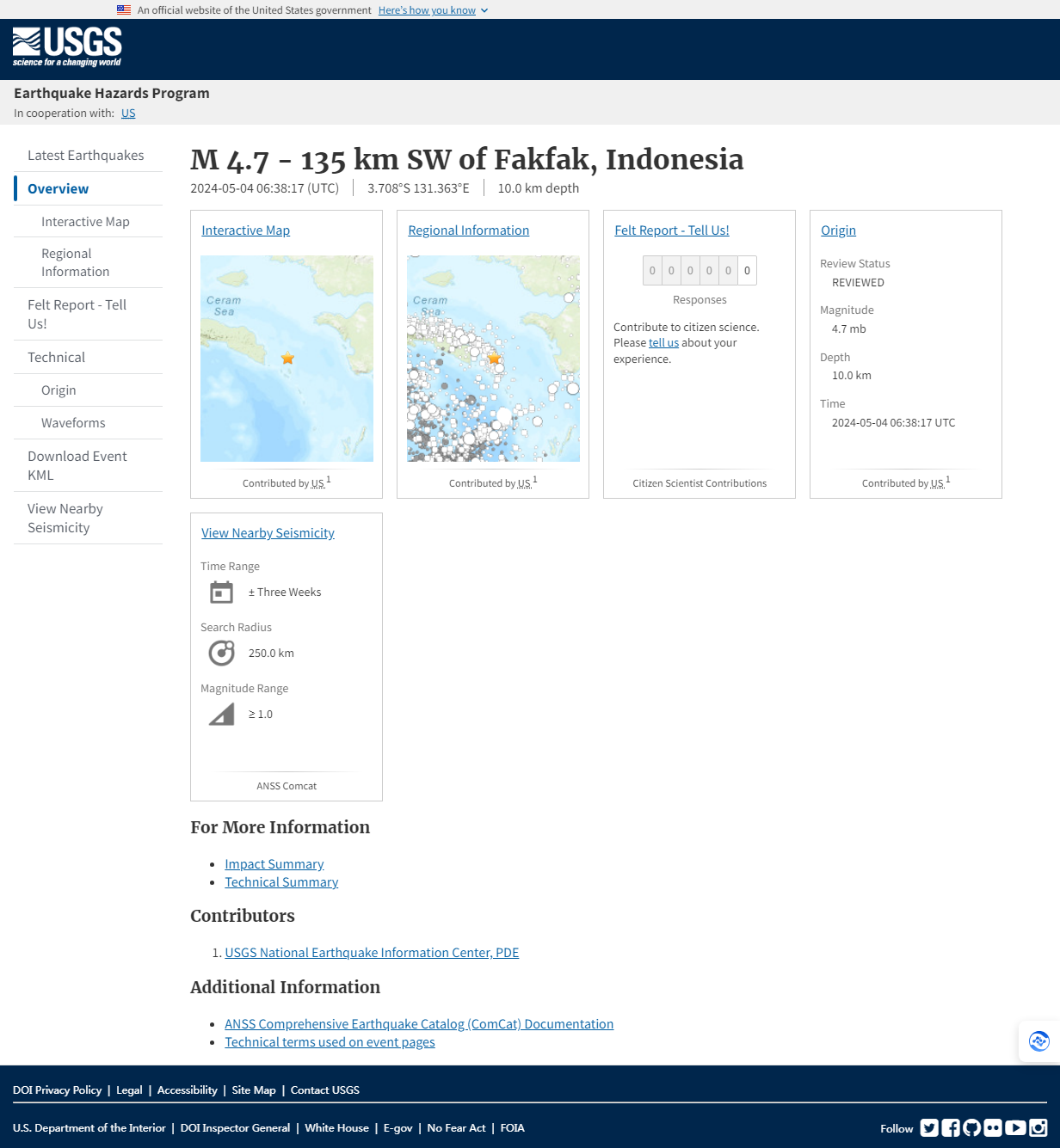 M 4.7 - 135 km SW of Fakfak, Indonesia.png