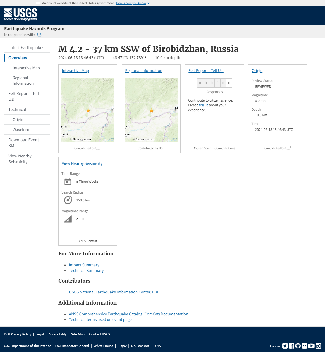 M 4.2 - 37 km SSW of Birobidzhan, Russia.png