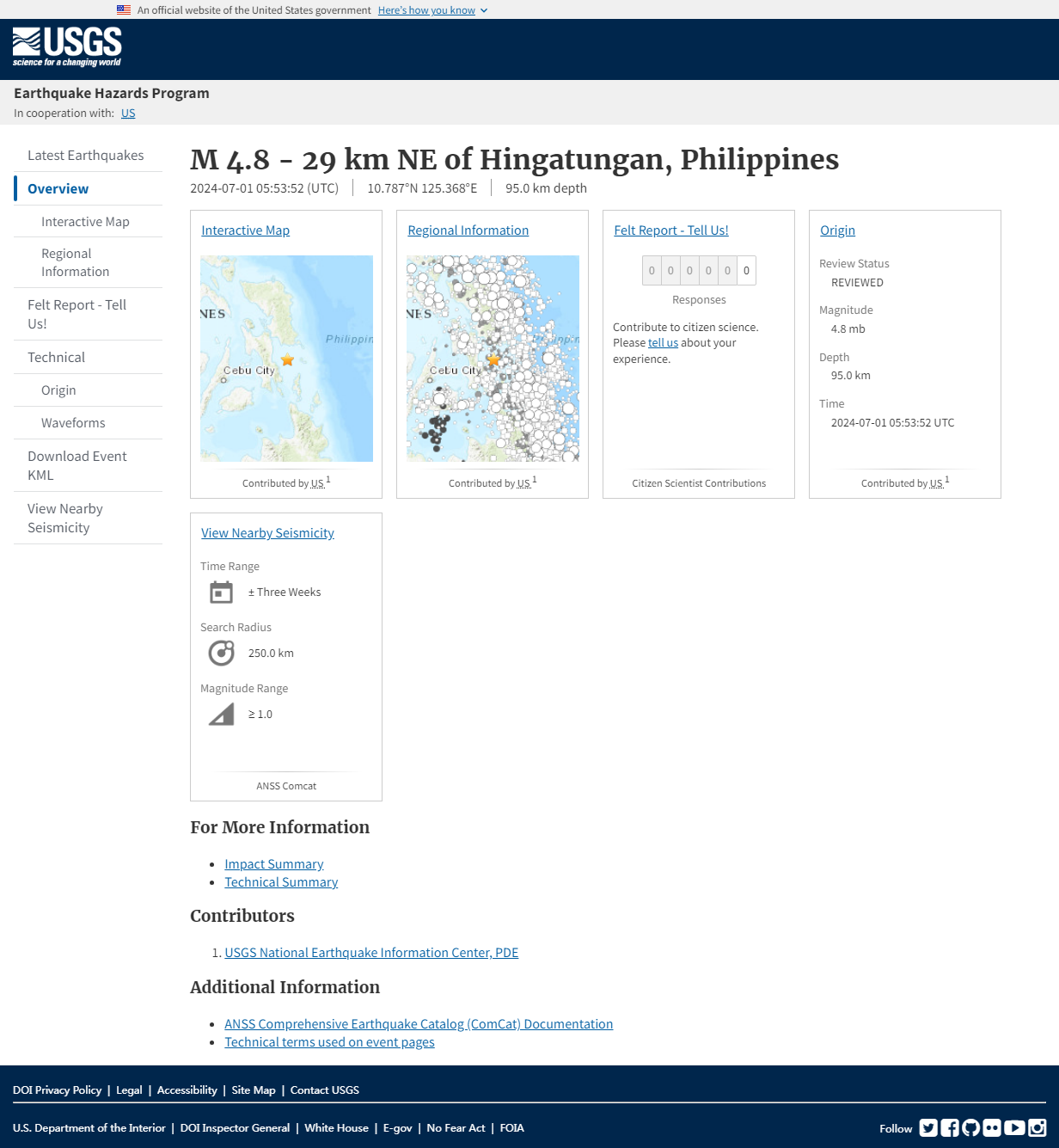 M 4.8 - 29 km NE of Hingatungan, Philippines.png