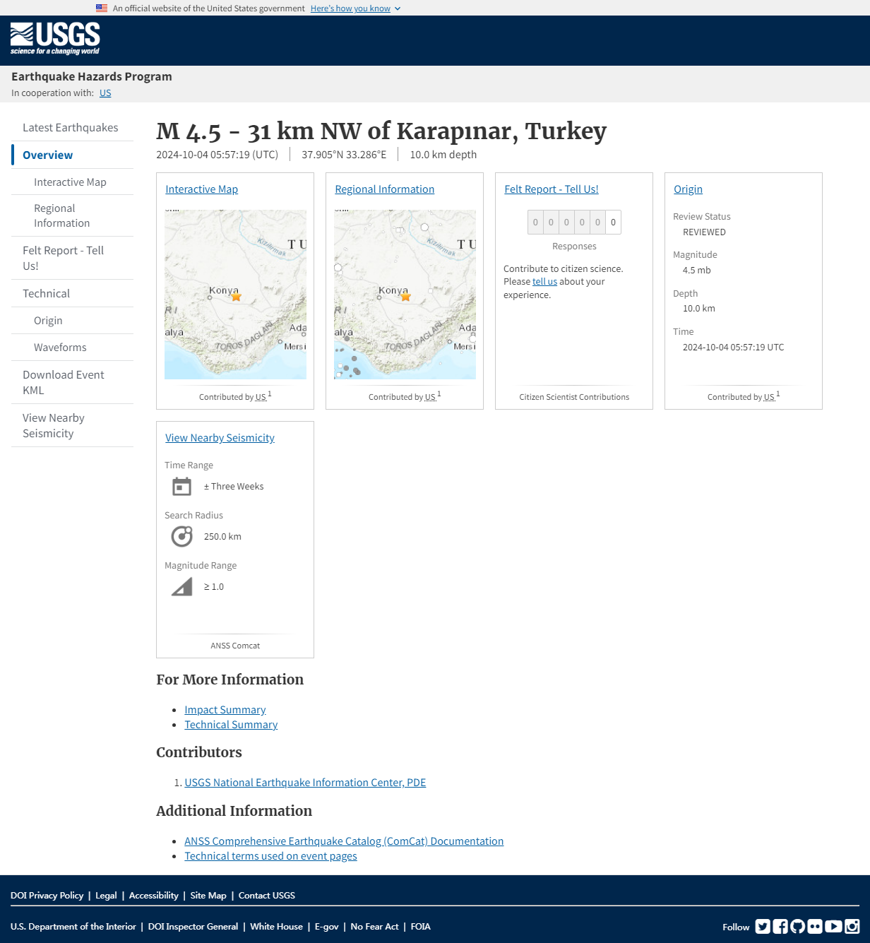 M 4.5 - 31 km NW of Karapınar, Turkey.png
