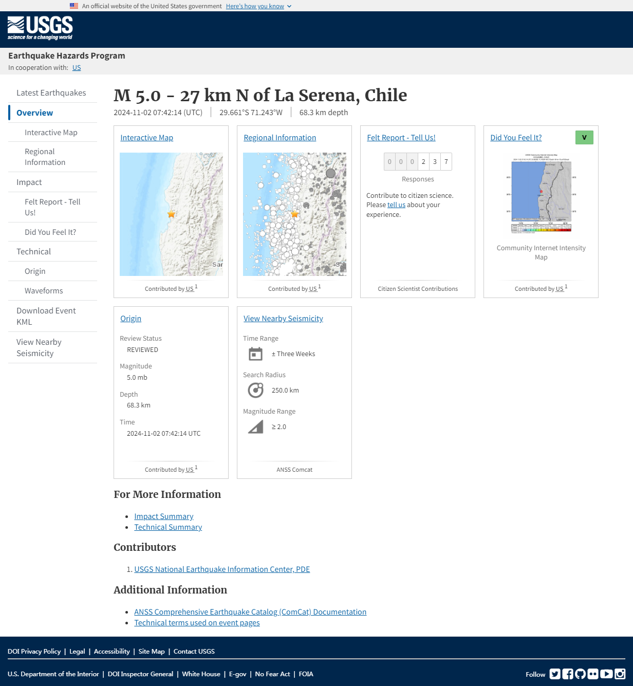 M 5.0 - 27 km N of La Serena, Chile.png