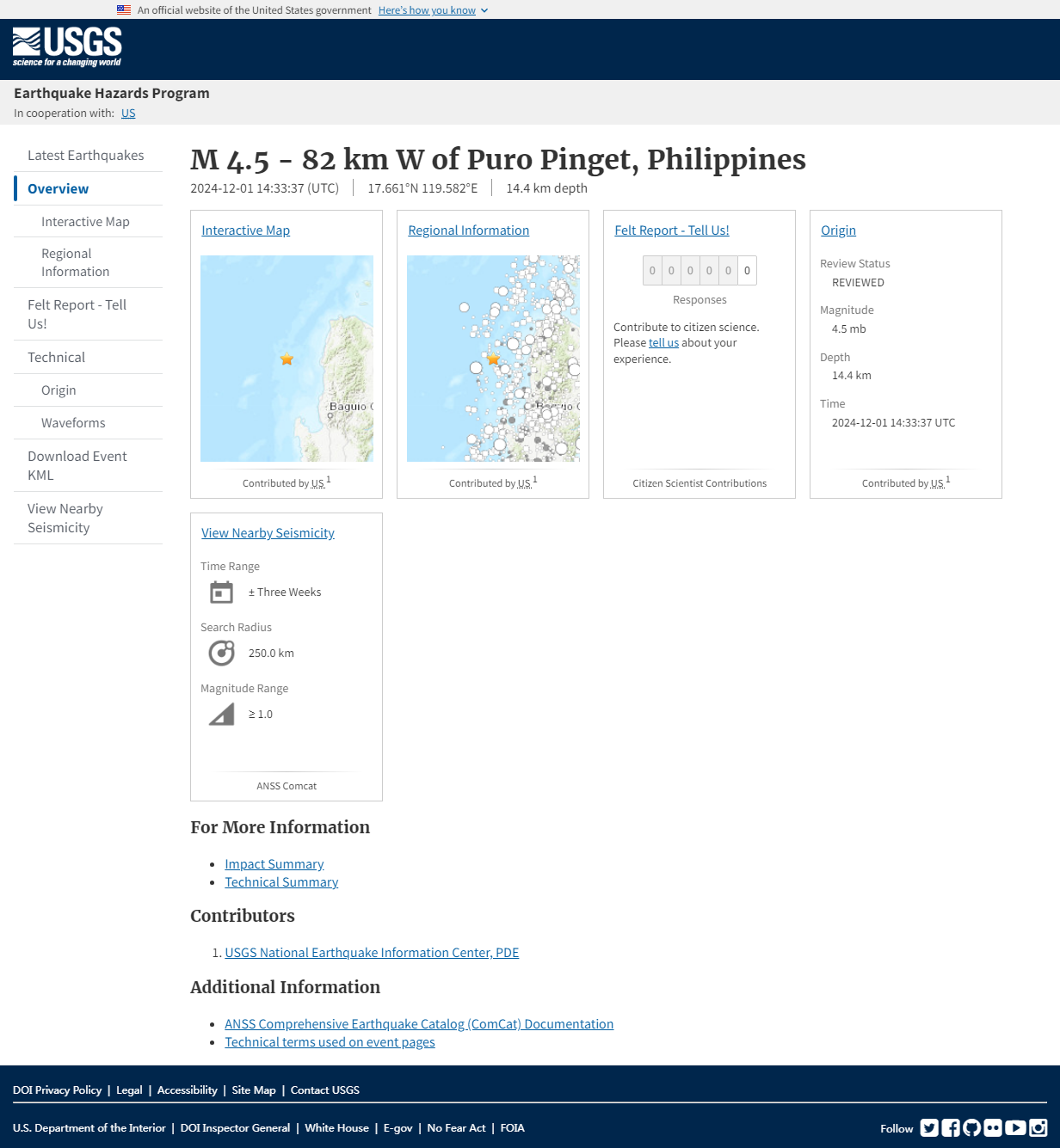 M 4.5 - 82 km W of Puro Pinget, Philippines.png