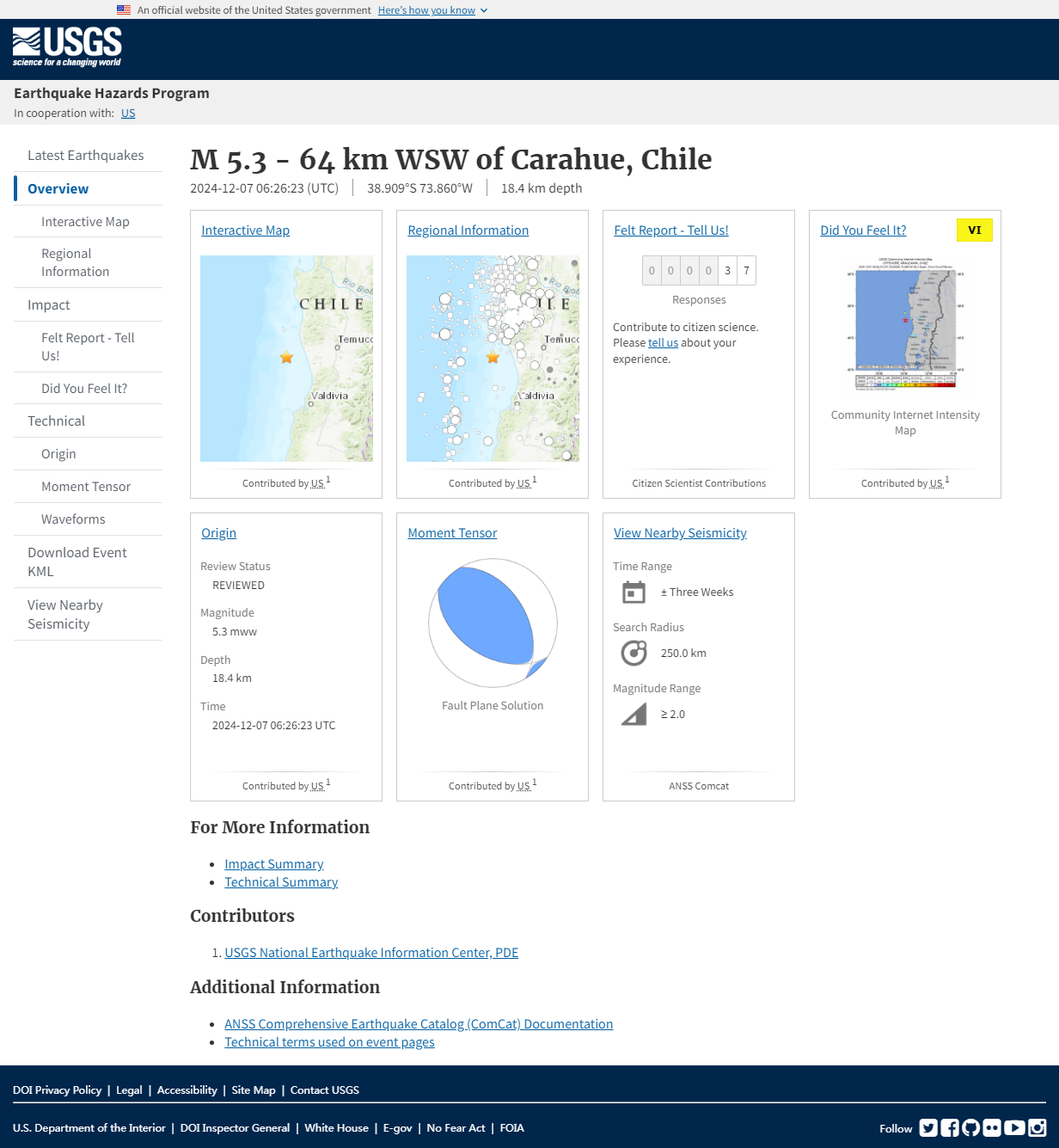 M 5.3 - 64 km WSW of Carahue, Chile.png