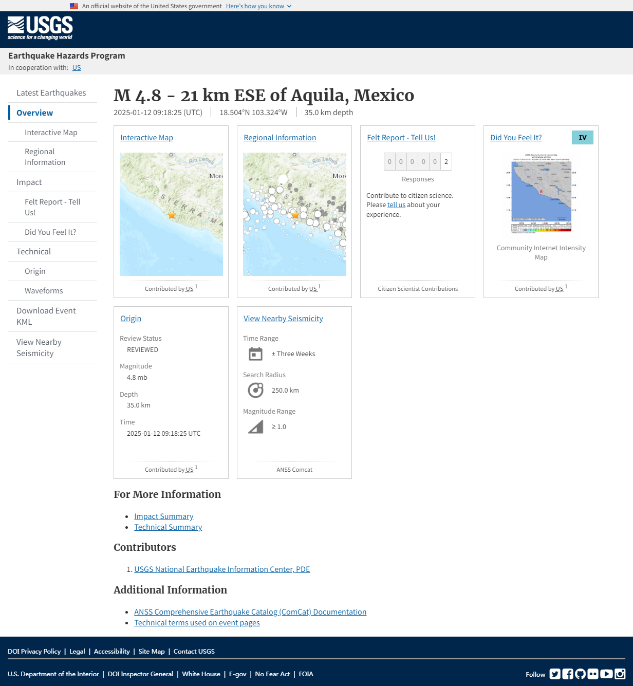M 4.8 - 21 km ESE of Aquila, Mexico.png