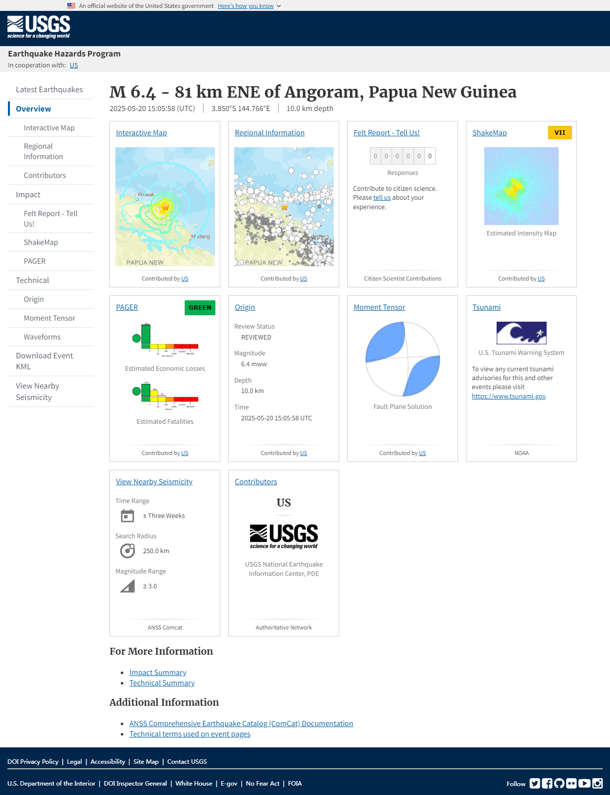 M 6.4 - 81 km ENE of Angoram, Papua New Guinea.png