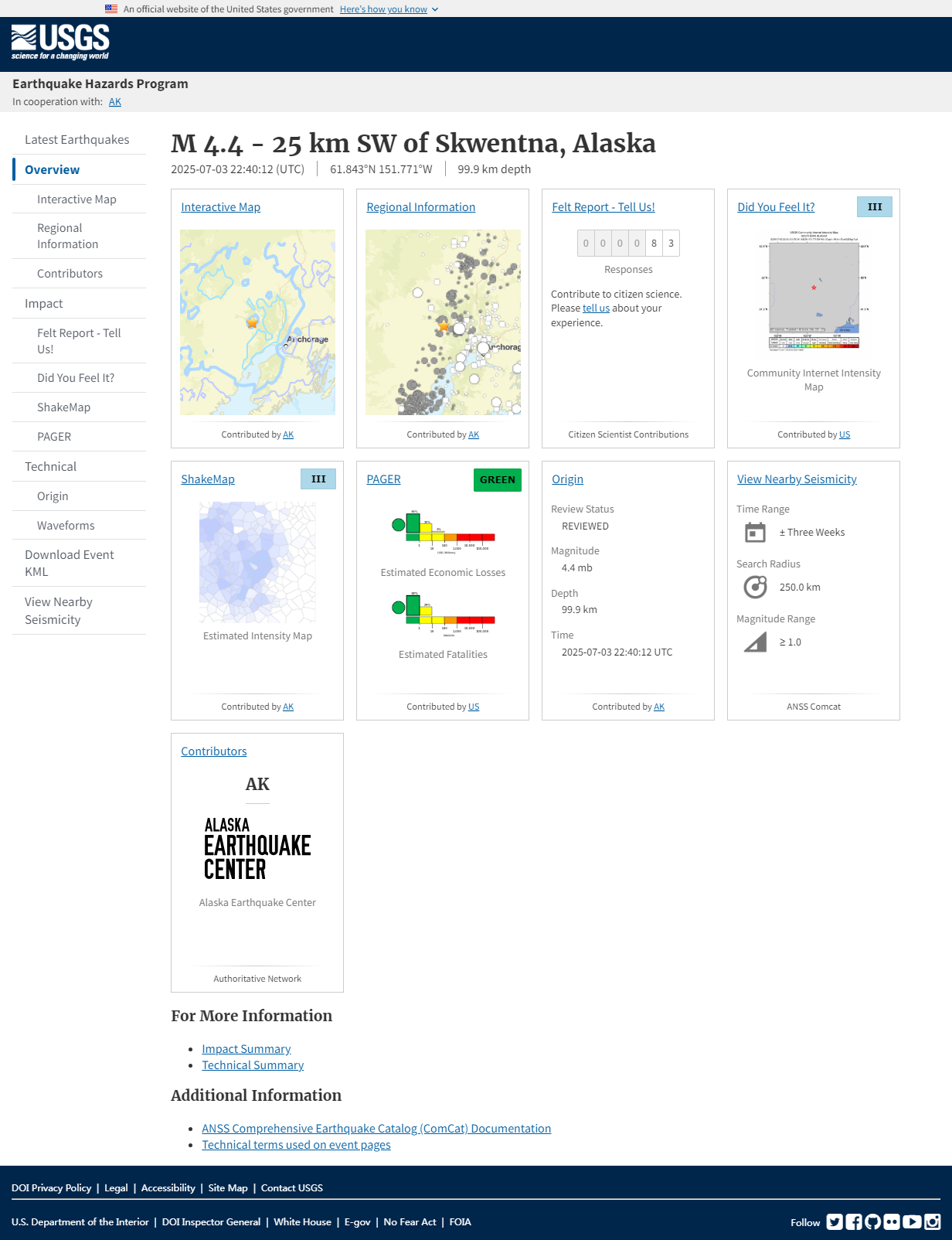 M 4.4 - 25 km SW of Skwentna, Alaska.png