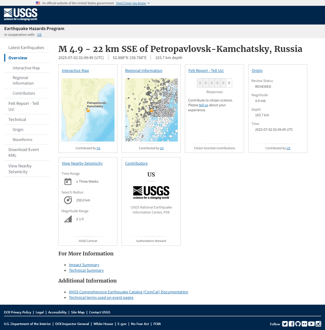 M 4.9 - 22 km SSE of Petropavlovsk-Kamchatsky, Russia.png