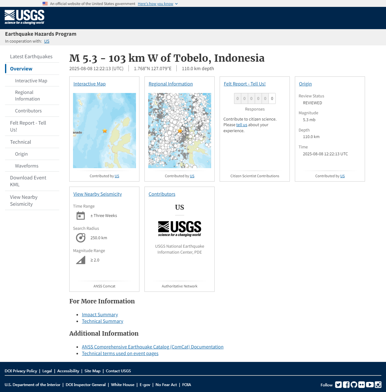 M 5.3 - 103 km W of Tobelo, Indonesia.png