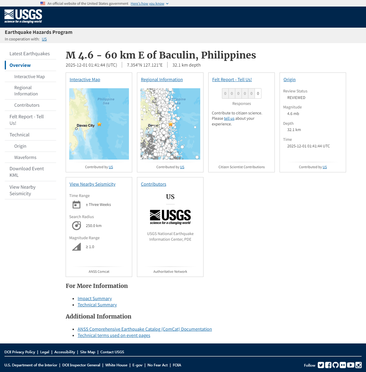 M 4.6 - 60 km E of Baculin, Philippines.png