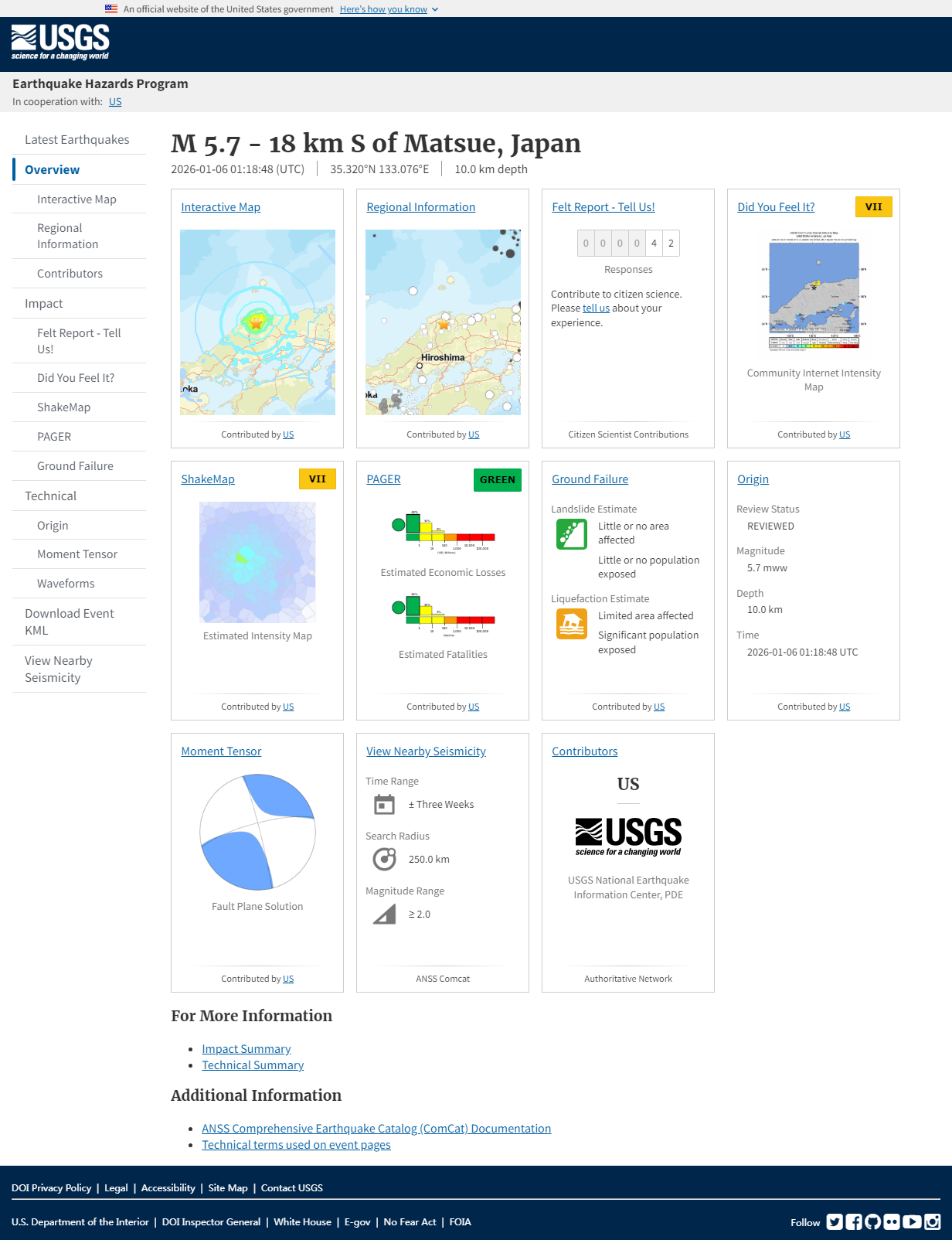 M 5.7 - 18 km S of Matsue, Japan.png