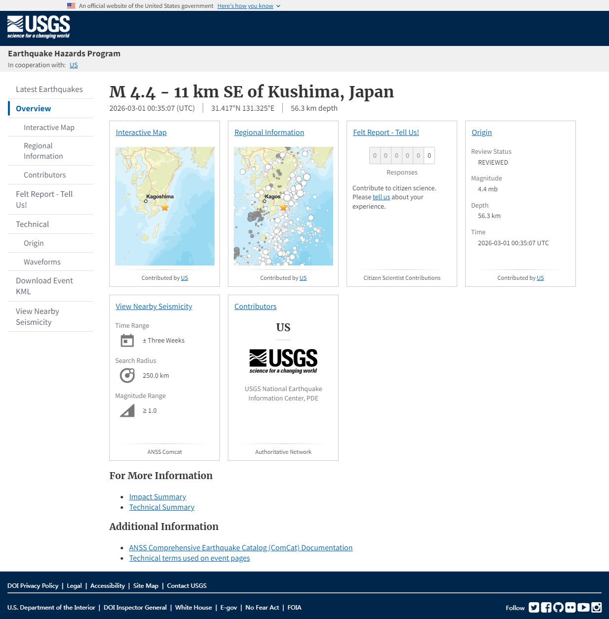 M 4.4 - 11 km SE of Kushima, Japan.png