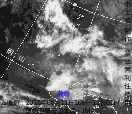 原始卫星云图来源：JMA