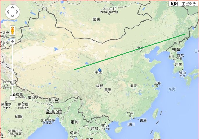 国内一条特殊直线
