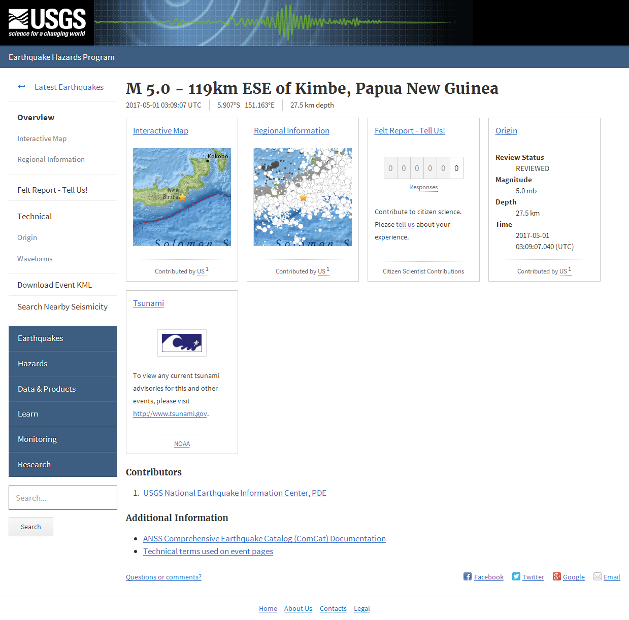 M 5.0 - 119km ESE of Kimbe, Papua New Guinea.png