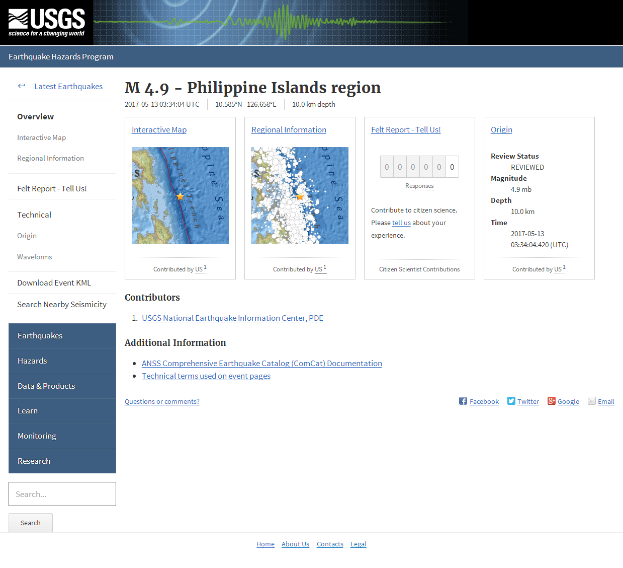 M 4.9 - Philippine Islands region.png
