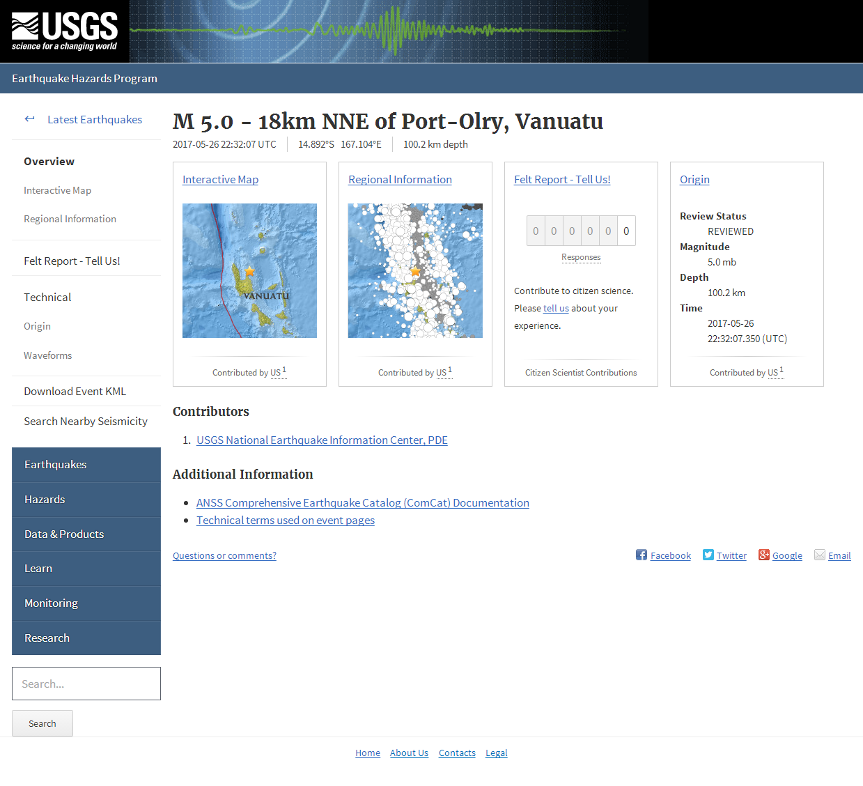 M 5.0 - 18km NNE of Port-Olry, Vanuatu.png