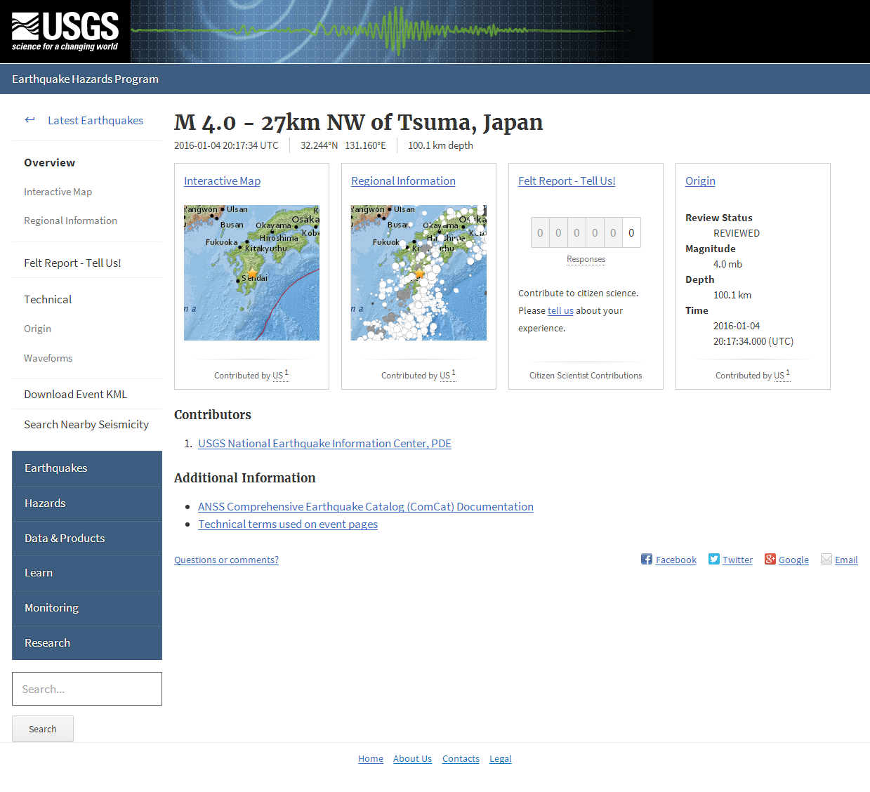 M 4.0 - 27km NW of Tsuma, Japan.png