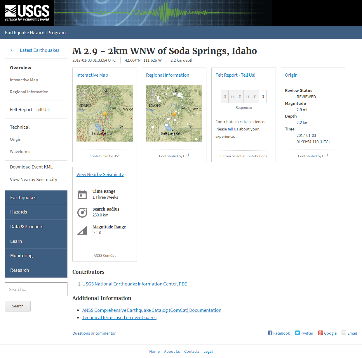 M 2.9 - 2km WNW of Soda Springs, Idaho.png